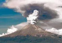 Alerta volc&aacute;nica del Popocat&eacute;petl en Amarillo Fase 2; prev&eacute;n ceniza