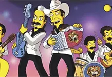 Los Tigres del Norte hacen historia en Los Simpson