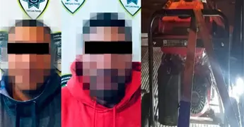 Caen dos por robo de planta de luz de obra