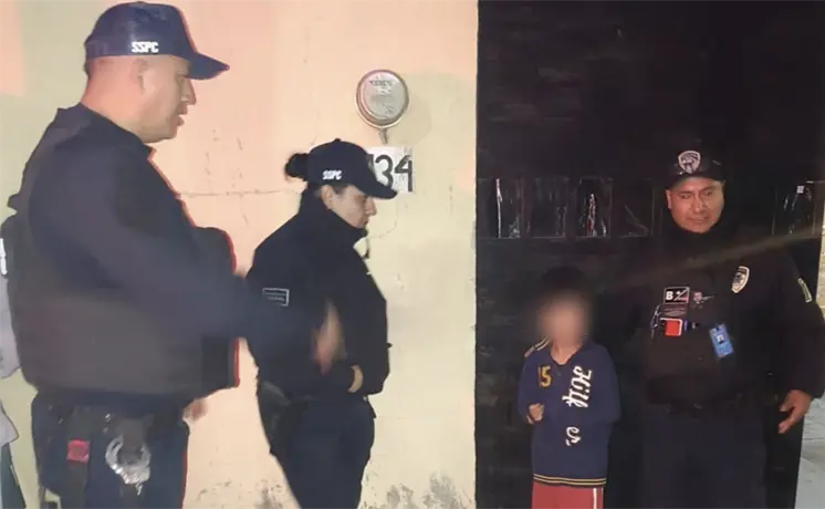 Localizan a ni&ntilde;o de 7 a&ntilde;os deambulando solo