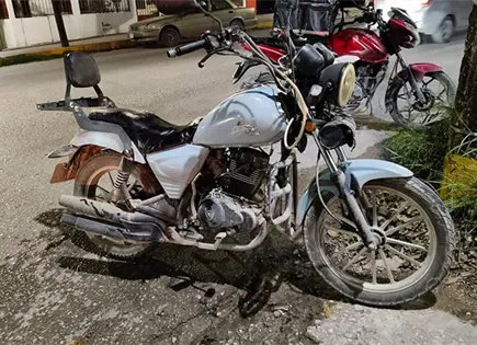 Motociclista ebrio choc&oacute; contra repartidor