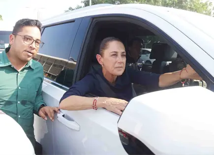 Sheinbaum visita hospitalizados tras accidente del Tren Interoce&aacute;nico