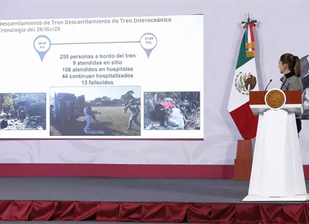 Sheinbaum viajar&aacute; a Oaxaca tras accidente de Tren Interoce&aacute;nico