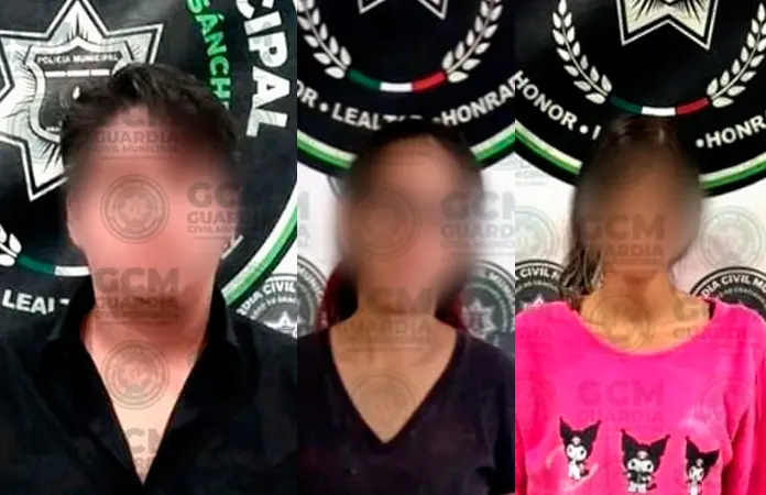 Arrestan a a dos mujeres y un hombre por violencia familiar