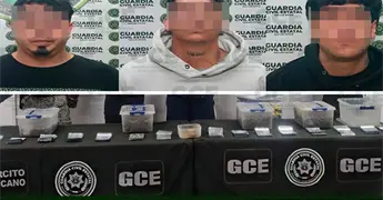 Capturan a presuntos distribuidores de droga