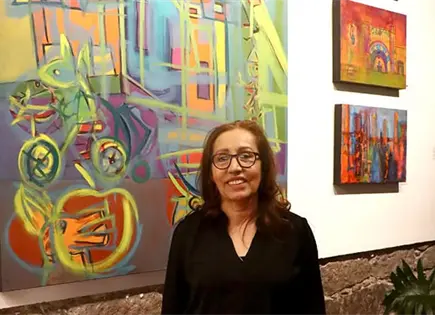 GABY &Aacute;VILA INAUGURA EXPOSICI&Oacute;N RETROSPECTIVA