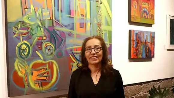 GABY &Aacute;VILA INAUGURA EXPOSICI&Oacute;N RETROSPECTIVA