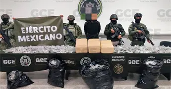 Aseguran 88 kilos de "mota" en Matehuala
