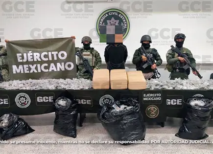 Aseguran 88 kilos de "mota" en Matehuala Aseguran 88 kilos de "mota" en Matehuala