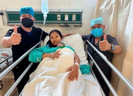 A las 6:38 nace la primera beb&eacute; de 2026 en SLP