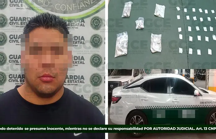 Capturan a un narcotaxista en Escalerillas