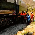 Extraen datos de caja negra de tren