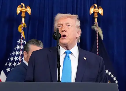 Habr&aacute; que hacer algo contra el narco en M&eacute;xico, advierte Trump