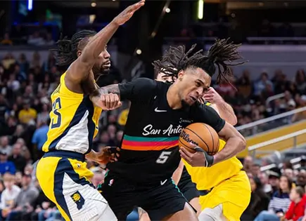 Spurs vencen a los Pacers