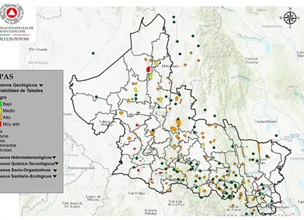 Después de 15 años, SLP está por estrenar nuevo Atlas de Riesgo Después de 15 años, SLP está por estrenar nuevo Atlas de Riesgo