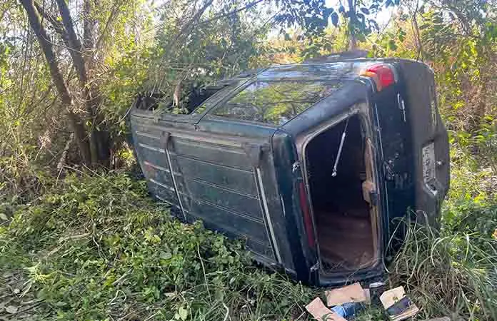 Familia lesionada tras aparatoso accidente