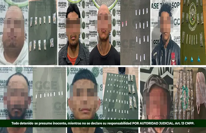 Captura la GCE a presuntos "narcos"