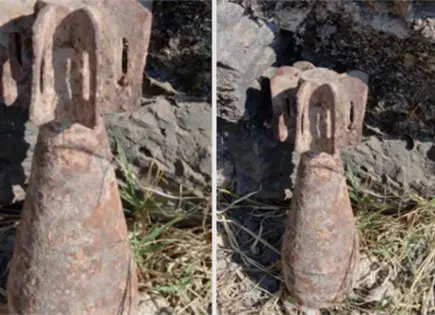 Mujer pepena misil cerca de estaci&oacute;n de bomberos en Le&oacute;n