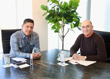 Gallardo y Galindo acuerdan obras viales conjuntas