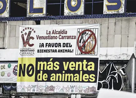 Fin a venta de animales en Mercado de Sonora Fin a venta de animales en Mercado de Sonora