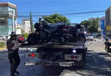 Aplican barredora a motocicletas de agencia en Carranza