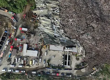 Colapsa mont&oacute;n de basura en vertedero