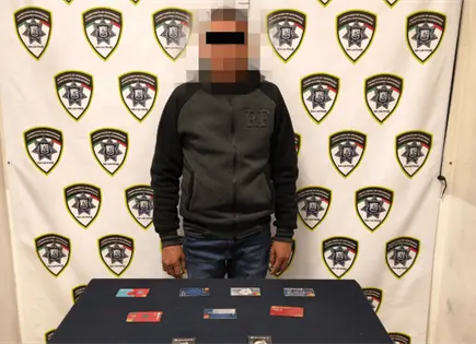 Cae presunto robatarjetas en cajeros de la 57