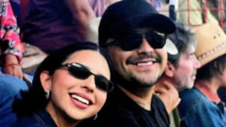 Ángela Aguilar inicia el 2026 con un nuevo look junto a Christian Nodal