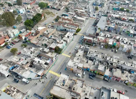Concluyen rehabilitaci&oacute;n de la calle 70 en Pozos
