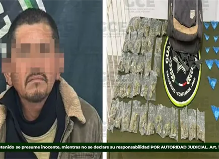 En Rasc&oacute;n, detienen a presunto narcomenudista