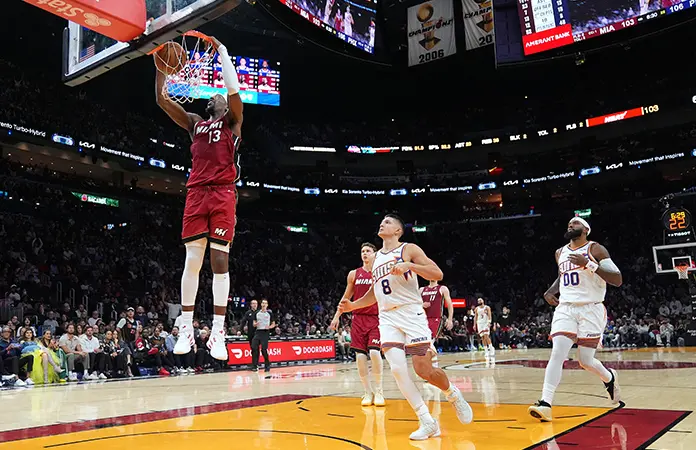 Heat se recupera y supera a los Suns