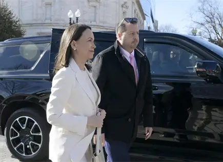 Mar&iacute;a Corina Machado se re&uacute;ne con Trump en Washington