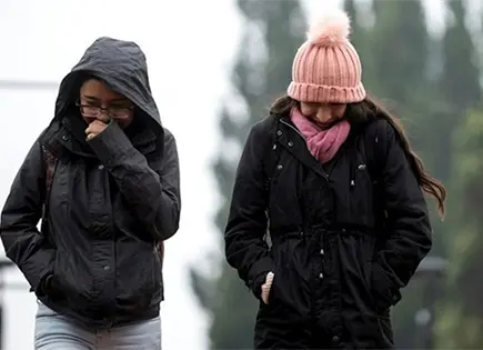 Alertan por fr&iacute;o, vientos fuertes y posibles heladas en SLP