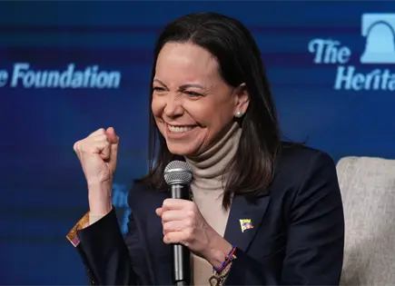 Mar&iacute;a Corina Machado conf&iacute;a en retorno de la democracia en Venezuela