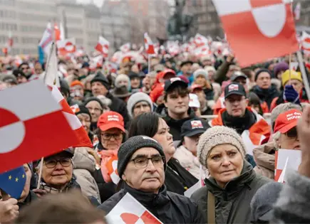 Miles marchan en Copenhague en pro de Groenlandia