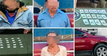 Captura la GCE a tres presuntos narcomenudistas