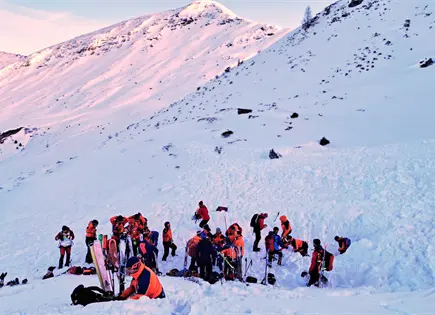 Ocho esquiadores mueren en avalanchas en Austria