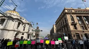 Estudiantes de Universidad del Bienestar Protestan en CDMX