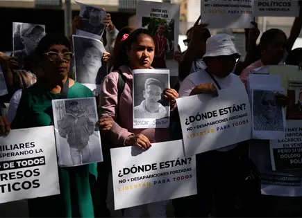 Familias exigen liberaci&oacute;n de prisioneros venezolanos tras larga espera