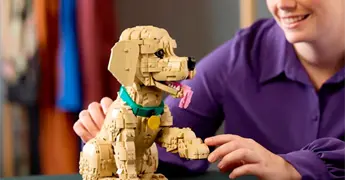 LEGO lanza set de perrito Golden Retriever
