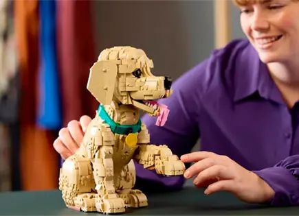 LEGO lanza set de perrito Golden Retriever
