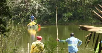 Por cocodrilos, proh&iacute;ben acceso a laguna de Ciudad Valles