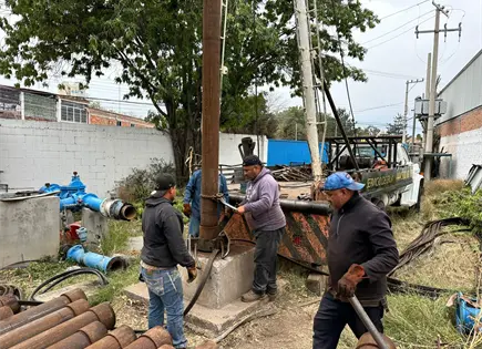 Rehabilitan pozos Rivera y Jacarandas II