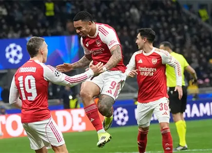 Arsenal pasar por encima del Inter