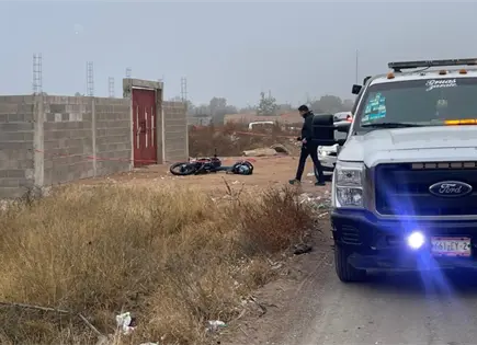 A balazos, asesinan a motociclista cerca de Pe&ntilde;asco
