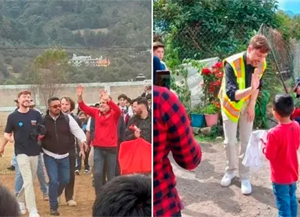 MrBeast y Eugenio Derbez captados en el Edomex MrBeast y Eugenio Derbez captados en el Edomex