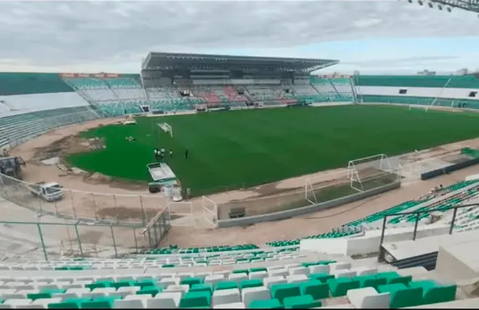 Tri jugará en estadio en construcción