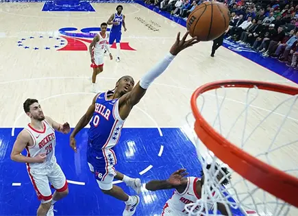 76ers derrotan a los Rockets