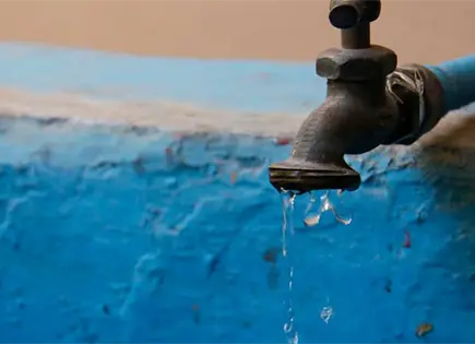 Desabasto de agua en varias colonias