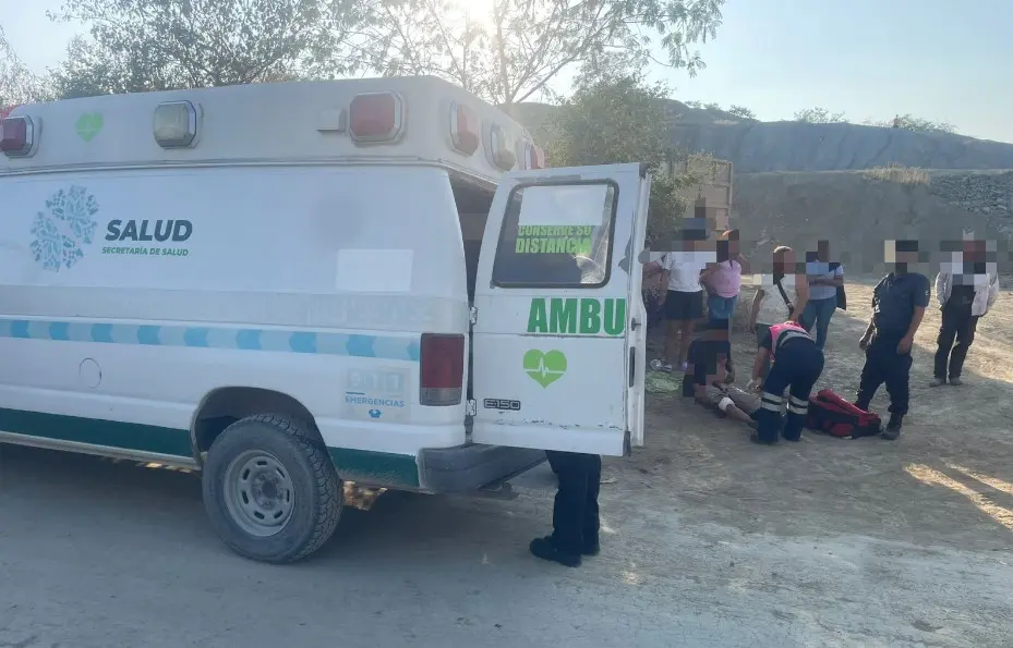 Motociclista casi pierde una pierna en Tamuín